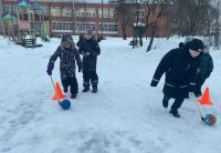 Снеговик провел зимние старты 1