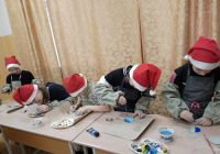Обучающее занятие по росписи глиняной игрушки2