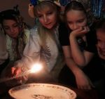 В зимний вечер на Святки мы гадали
