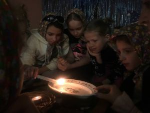 В зимний вечер на Святки мы гадали3